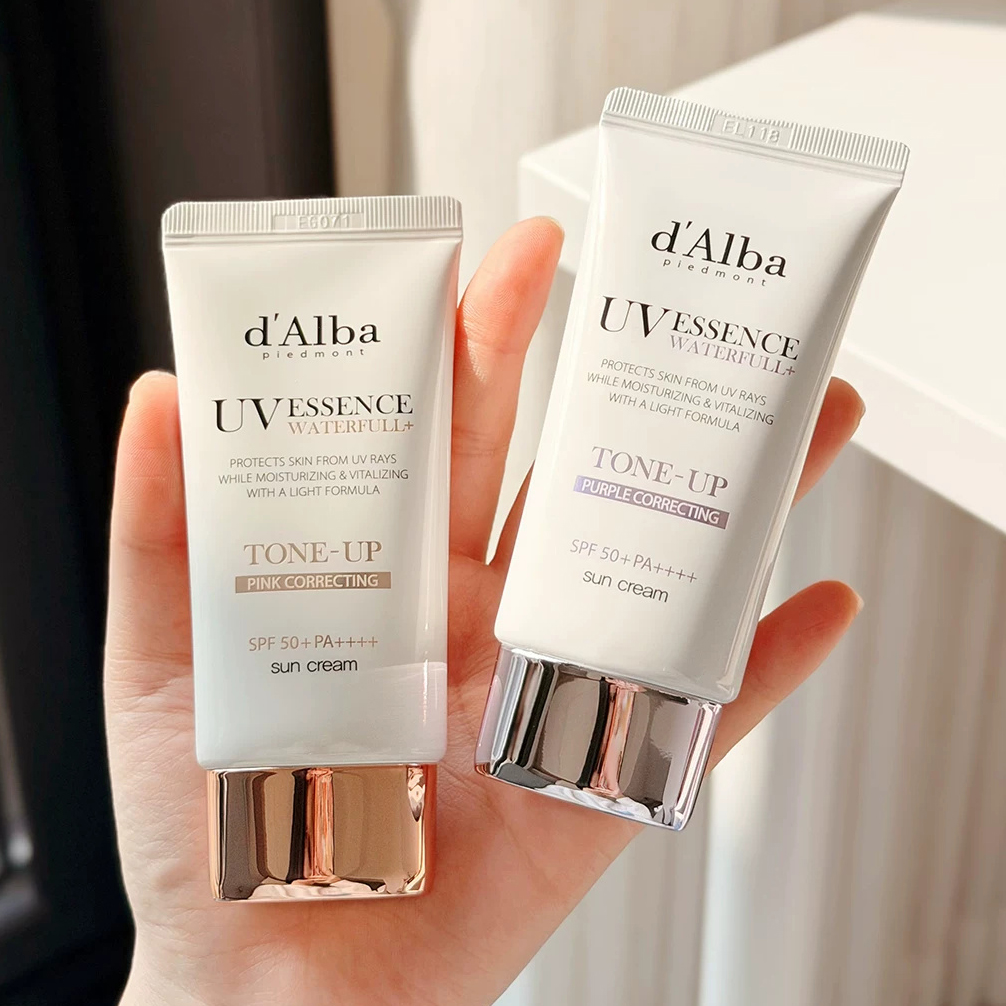 D'Alba UV Essence Waterfull Su - Luxury Skincare Brands ulasan dan harga