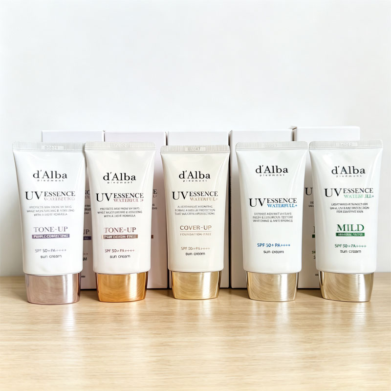 D'Alba UV Essence Waterfull Su - Luxury Skincare Brands ulasan dan harga
