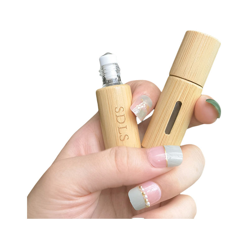 50 Buah Botol Rol Bambu Minyak - Luxury Skincare Packaging ulasan dan harga